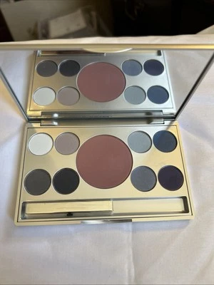 Models prefer Eight multi-faceted gemstone eye shadows & blush blue & browns - Image 1 of 4