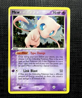 Mew #10/92 EX Legend Maker Holo Rare Pokemon Card 2006 - Image 1 of 4