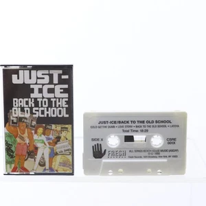 Just-Ice Back To The Old School Cassette Tape 1986 East Coast Hip-Hop - Picture 1 of 2