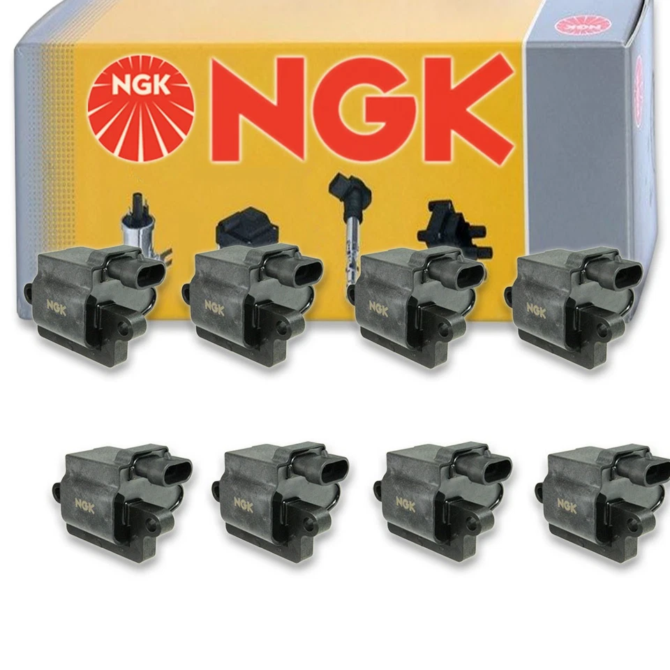 Bobina de encendido NGK de 8 piezas para GMC Sierra 1500 1999-2006 4,8 L 6,0 L 5,3 L V8 - ea Foto 1 de 4