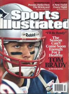 Revista ilustrada deportiva Tom Brady Patriots 2009 sin etiqueta de correo 149191 - Imagen 1 de 2