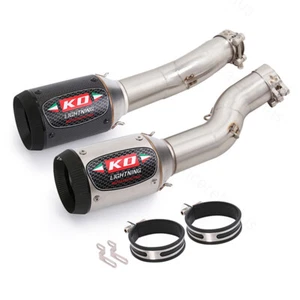 Motorcycle 160mm Short Exhaust Muffler Tail Pipe For Suzuki GSXR1300 2021-2025 - Picture 1 of 13