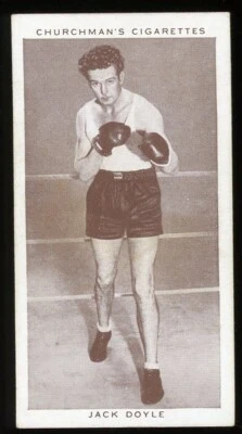 1938 W.A. & A.C. Churchman Boxing Personalities Boxing #13 Jack Doyle EX/MT *d5 - Image 1 of 2