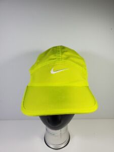 Nike Featherlight Running Hat Neon Green High Visibility Tennis