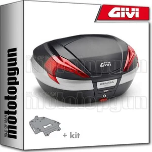 GIVI CASE MAXIA 4 V56NN + ATTACHMENT BMW K 1300 R 2015 15 2016 16 - Picture 1 of 4