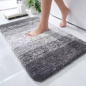 Luxus Bad Teppiche Matte 30X20, extra weich und saugfähig, grau - Bild 1 von 13