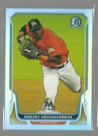 2014 Bowman Chrome Refractors #90 Adeiny Hechavarria (ref 95233) - Image 1 of 1