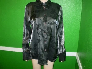 NEW WITH TAG NWT KATHY IRELAND SHIRT TOP DRESS SUIT BLOUSE SMALL 4 6 RAYON POLY - Picture 1 of 1