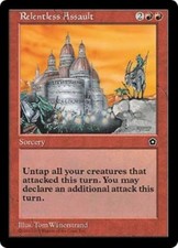 WOTC MtG Portal 2nd Age Relentless Assault (R) EX