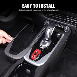 Matt Dry Carbon Car Center Control Gear Frame Trim Cover For Lotus Emira 2021-23 - Picture 1 of 12