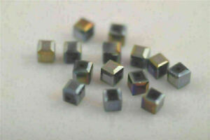 Wholesale Charms Glass Crystal Faceted Cube Square Loose Spacer Bead 6/8/10mm#