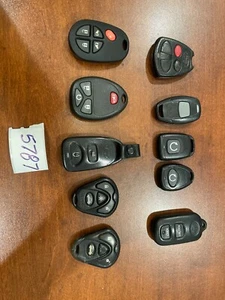 LOT OF 10 MISC OEM FOBS - Picture 1 of 1