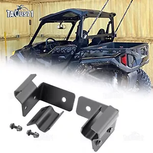 For POLARIS RANGER 570/900/1000 General Rear LED Whip Flag Light Mount Brackets - Picture 1 of 5