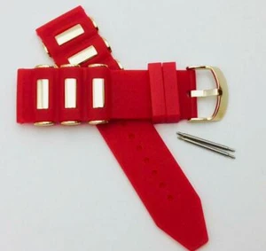 Correa de buzo de goma roja de 24 mm para bala y pasadores INVICTA Russian Gold.11750 - Imagen 1 de 4