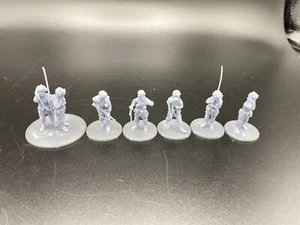 28mm, 3D Printed, WW2, US Airborne HQ Squad. Bolt Action (7Figs) - Picture 1 of 6