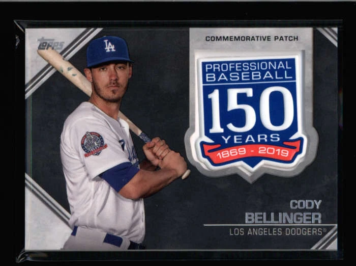 CODY BELLINGER 2019 TOPPS UPDATE 150TH ANNIVERSARY COMMEMORATIVE PATCH AX8993 - Image 1 of 1