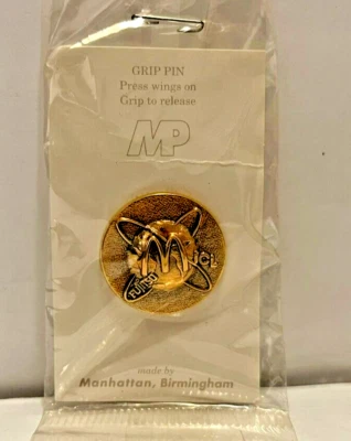 Vtg. McDonalds MP Fujitsu ICL Grip Lapel Pin New In Package Please Read - Image 1 of 3