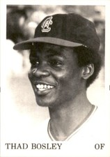 1975 TCMA Minor League Thad Bosley Quad City Angels #29