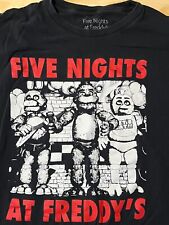 Five nights at Freddy’s 2015 Scott Cawthon Black Red White XL Unisex T-Shirt
