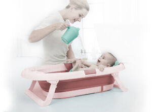 Baby Portable Foldable Bath Tub Bathing Shower for Toddler Kids Infant