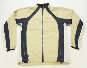 Rare Vintage NIKE Small Swoosh Color Block Windbreaker Track Jacket 90s 2000s L - Picture 1 of 12