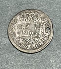 1718 Spain One Real Silver Coin Holed