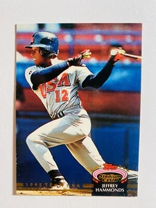 1992 TOPPS STADIUM CLUB #73 JEFFREY HAMMONDS ROOKIE NM-MT MLB BASEBALL CARD - Picture 1 of 2