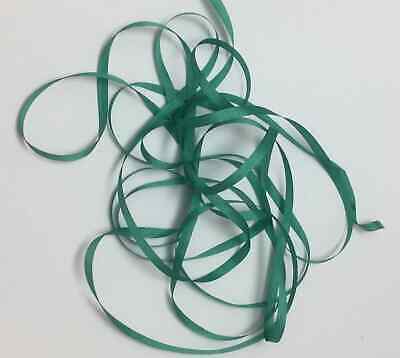 YLI #64 Pure Silk Embroidery Ribbon Emerald Green 4mm 1/8  Wide Japan -3 Yards- • 4.06€