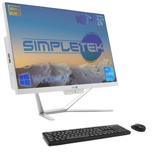 Aio All IN One Touch Screen I5 24 " 40gb 120gb HD Win 10 PC Computer - Picture 1 of 11