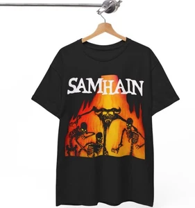 Vintage T-Shirt Samhain November Coming Fire schwarz - Bild 1 von 6