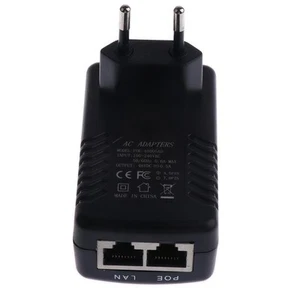 48v 0.5a poe injecteur alimentation via adaptateur Ethernet pour caméra ip af 802.3 - Photo 1/5