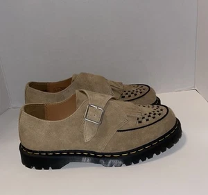 New Dr. Martens Ramsey Monk KLT Savannah Tan/Desert Oasis Suede Shoes - Sz. 12 - Picture 1 of 5