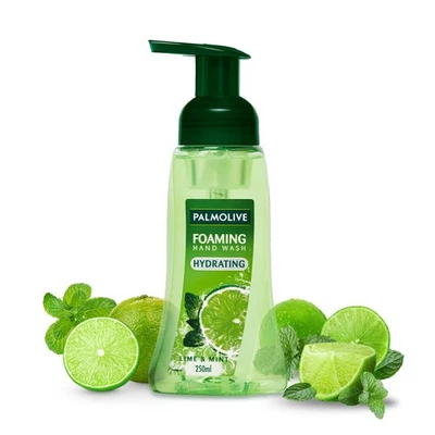 Palmolive Hydrating Foaming Lime & Mint Liquid Hand Wash, 250ml Spenderflasche - Bild 1 von 3