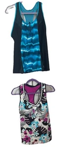 Bundle - Two ZeroXposur Racerback Tankini Swim Tops Size XXL - Picture 1 of 13