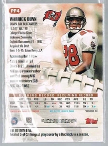1998 Stadium Club Sample Promo WARRICK DUNN Buccaneers - Bild 1 von 1