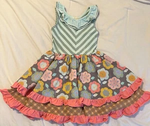Matilda Jane Decadent Cakewalk Dress Girls Happy And Free Size 6 - Picture 1 of 3