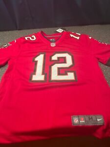 Nike NFL Tampa Bay Buccaneers Tom Brady Jersey, Size L - Red