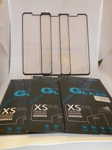 3 Pack LG G8 ThinQ Full Cover Tempered Glass Screen Protector - Picture 1 of 3
