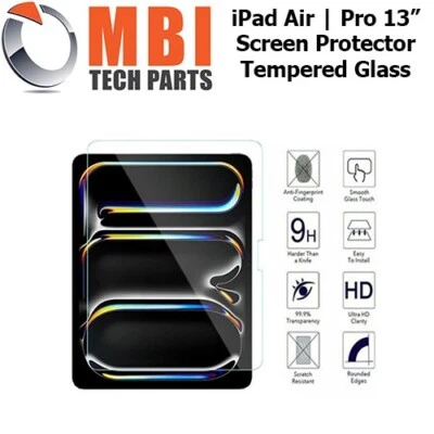 iPad Air 13 Pro 13 Inch Screen Protector Tempered Glass Protective 2024 (M4) - Image 1 of 4