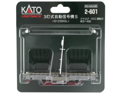 Kato #2-601 HO Automatic 3 Color Signal Straight UniTrack 123mm (4 7/8") - Image 1 of 4