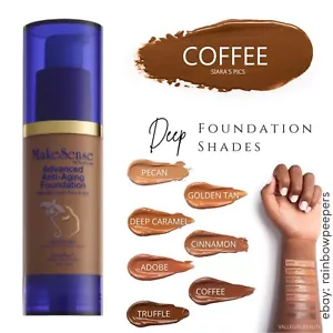 Senegence MakeSense COFFEE Advanced Anti-Aging Foundation New Full Size 1 Oz - Picture 1 of 11