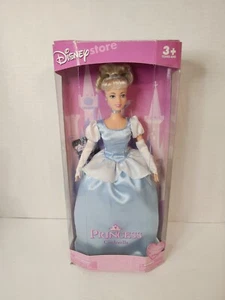 Disney Store Classic Princess Cinderella Doll Barbie 11.5" Brush & Slippers NIB - Picture 1 of 9