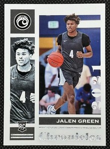 2021 Panini Chronicles Draft Picks #4 JALEN GREEN Rooke RC Nice Card !!!
