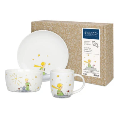 Könitz Kinderset 3-tlg. Le Petit Prince Teller Tasse Schale New Bone Bunt - Bild 1 von 3