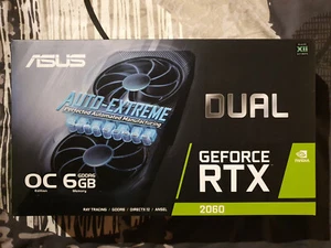 ASUS Dual GeForce RTX 2060 OC Edition EVO 6GB GDDR6 Carte Graphique - Photo 1/10