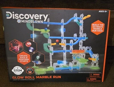 Discovery #MINDBLOWN Marble Run - 92 piezas brilla en la oscuridad también realiza acrobacias NUEVO Foto 1 de 2