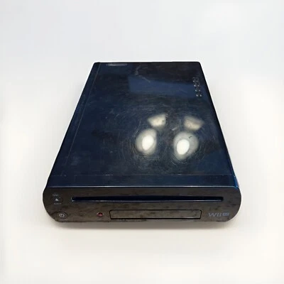 Nintendo Wii U Black 32GB CONSOLE ONLY Tested And Works - Image 1 of 4