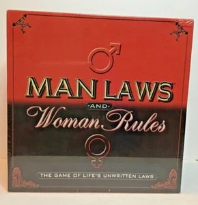 Man Laws and Woman Rules Adult Board Game NEW SEALED - Picture 1 of 6