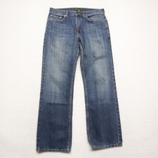 Banana Republic Men's Size 31x30 Blue Straight Leg Medium Wash 100% Cotton Jeans
