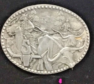 Vintage Zee Series Frontier Belt Buckle - Picture 1 of 4